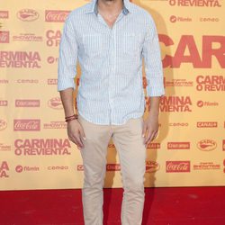 Félix Gómez en el estreno de 'Carmina o revienta'