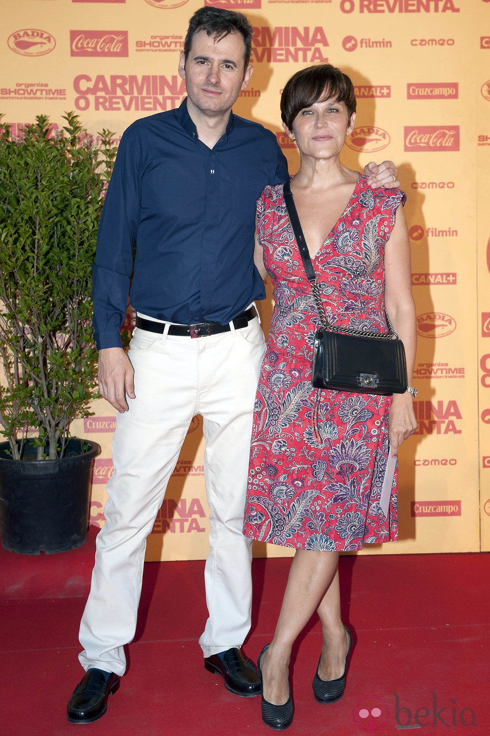 Antonia San Juan y Luis Miguel Seguí en el estreno de 'Carmina o revienta'