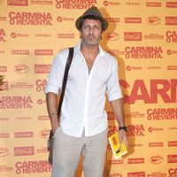 Jesús Olmedo en el estreno de 'Carmina o revienta'