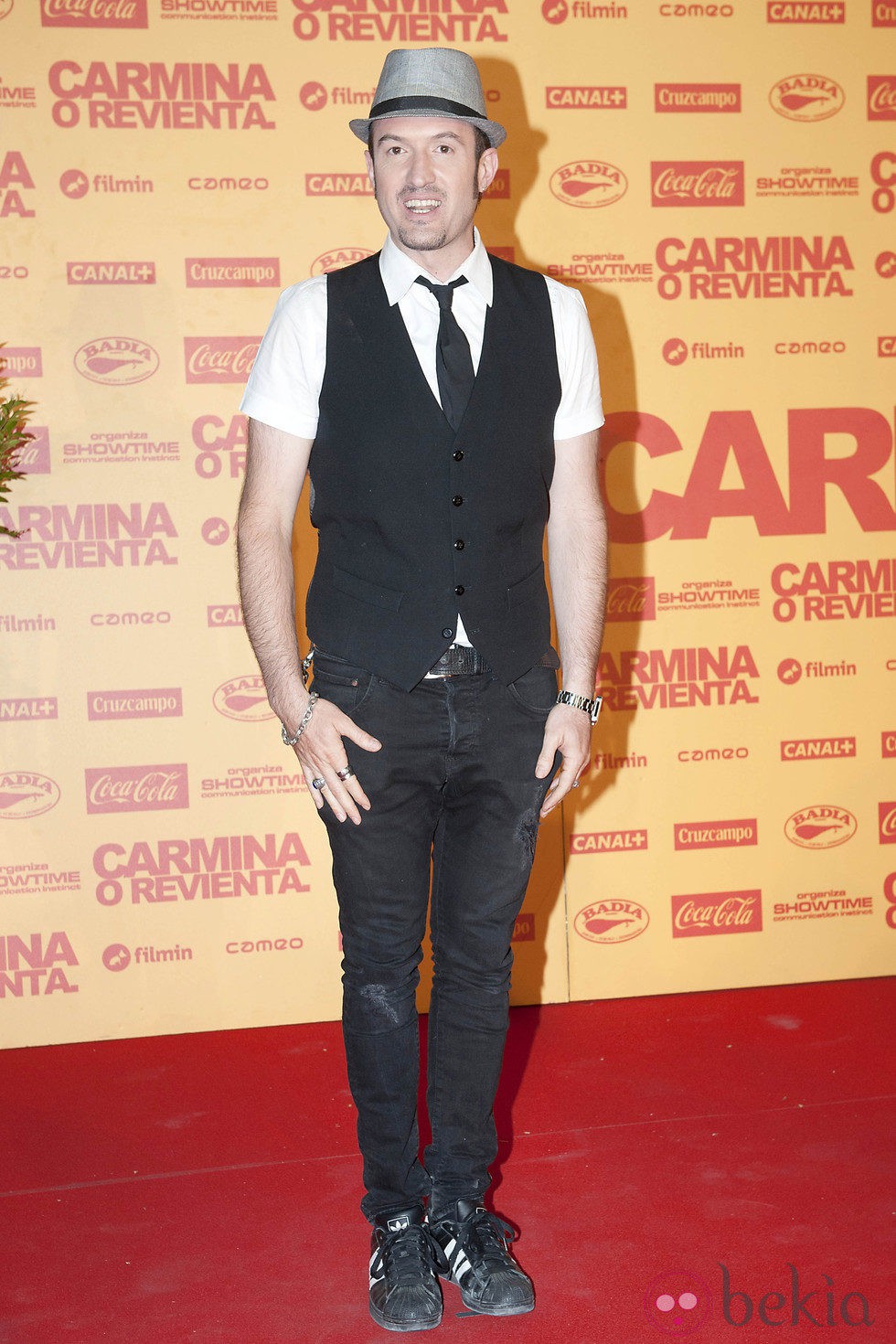 Álex O'Dogherty en el estreno de 'Carmina o revienta'