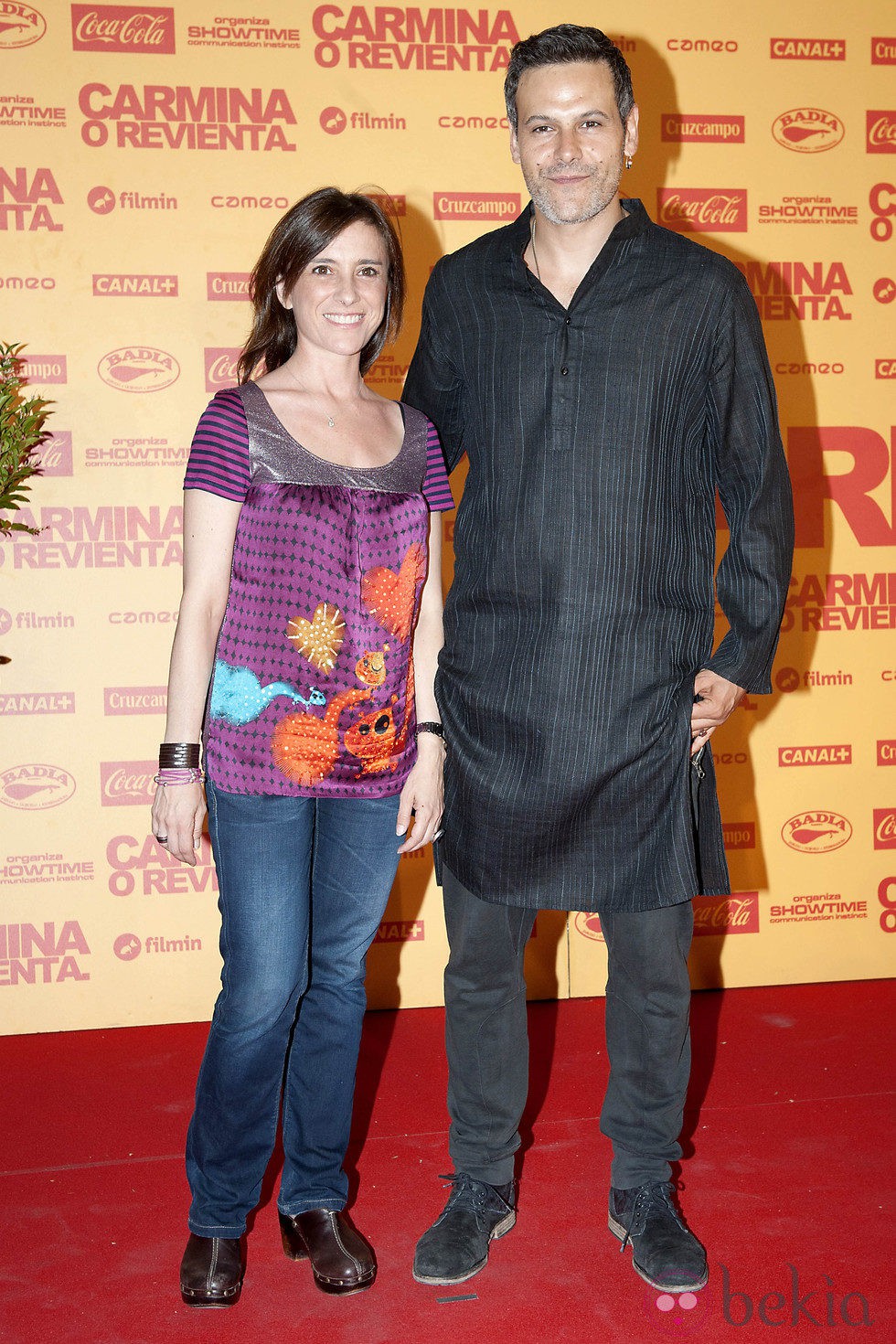 Roberto Enríquez en el estreno de 'Carmina o revienta'