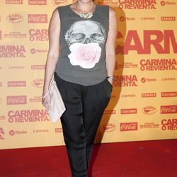 Ana Milán en el estreno de 'Carmina o revienta'