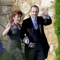 Andrés Iniesta llega a su boda con Anna Ortiz