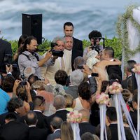 Andrés Iniesta y Anna Ortiz se casan en el Castillo de Tamarit