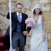 Andrés Iniesta y Anna Ortiz se dan el 'sí quiero' en el Castillo de Tamarit