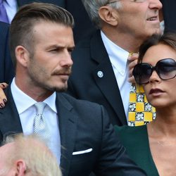 David y Victoria Beckham asisten a la final de Wimbledon