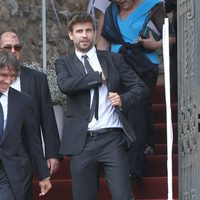 Gerard Piqué en la boda de Andrés Iniesta y Anna Ortiz