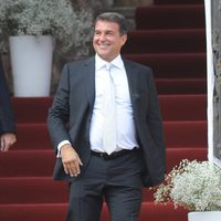 Joan Laporta en la boda de Andrés Iniesta y Anna Ortiz