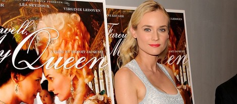 Diane Kruger en la premiere de 'Farerwell, my queen'