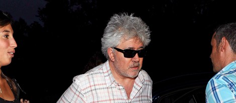 Pedro Almodóvar en el concierto de Chavela Vargas y Miguel Poveda en Madrid