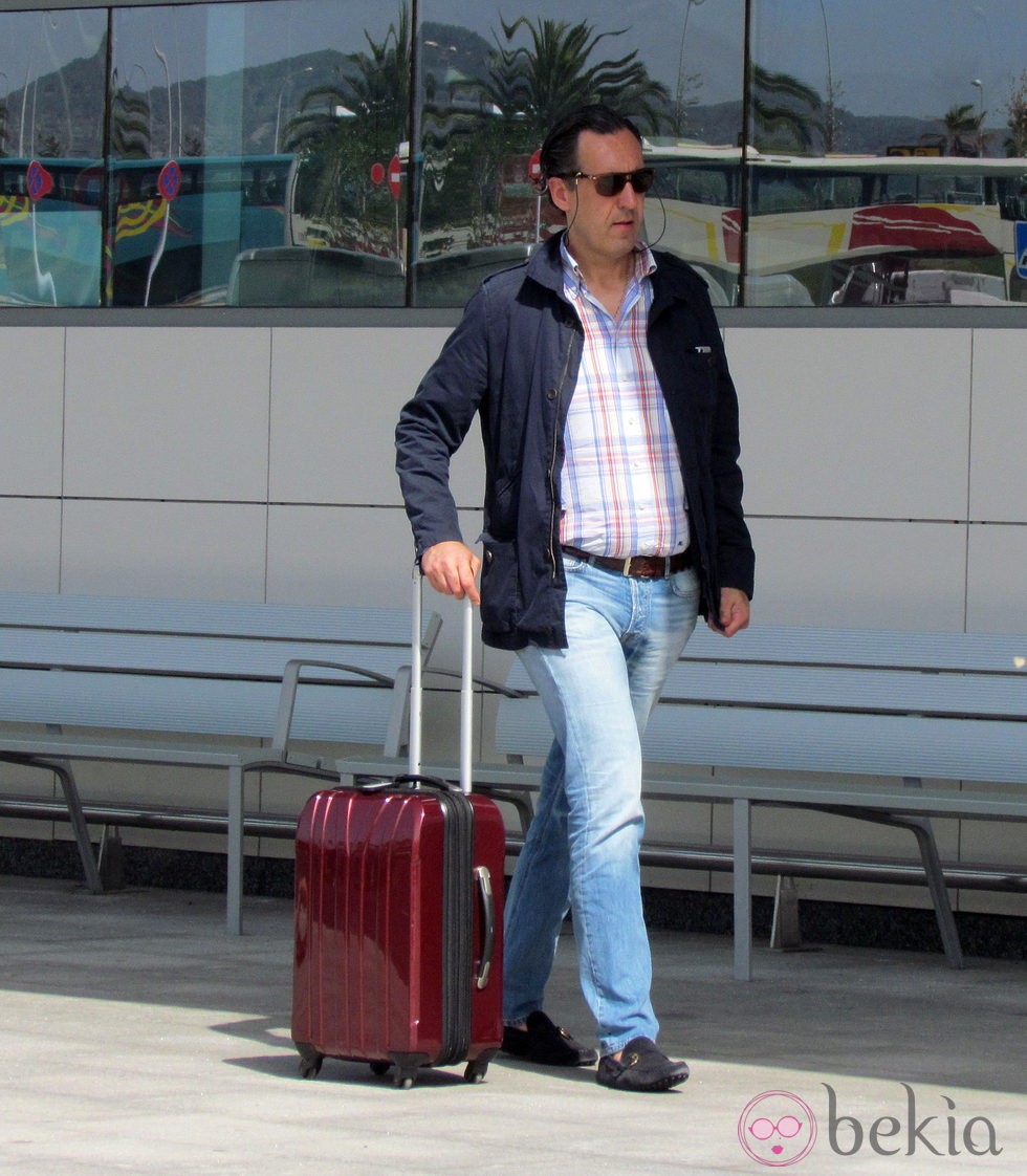 Jaime de Marichalar en el aeropuerto de Ibiza