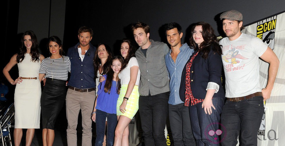 Reparto de 'Amanecer. Parte 2' en la Comic-Con 2012