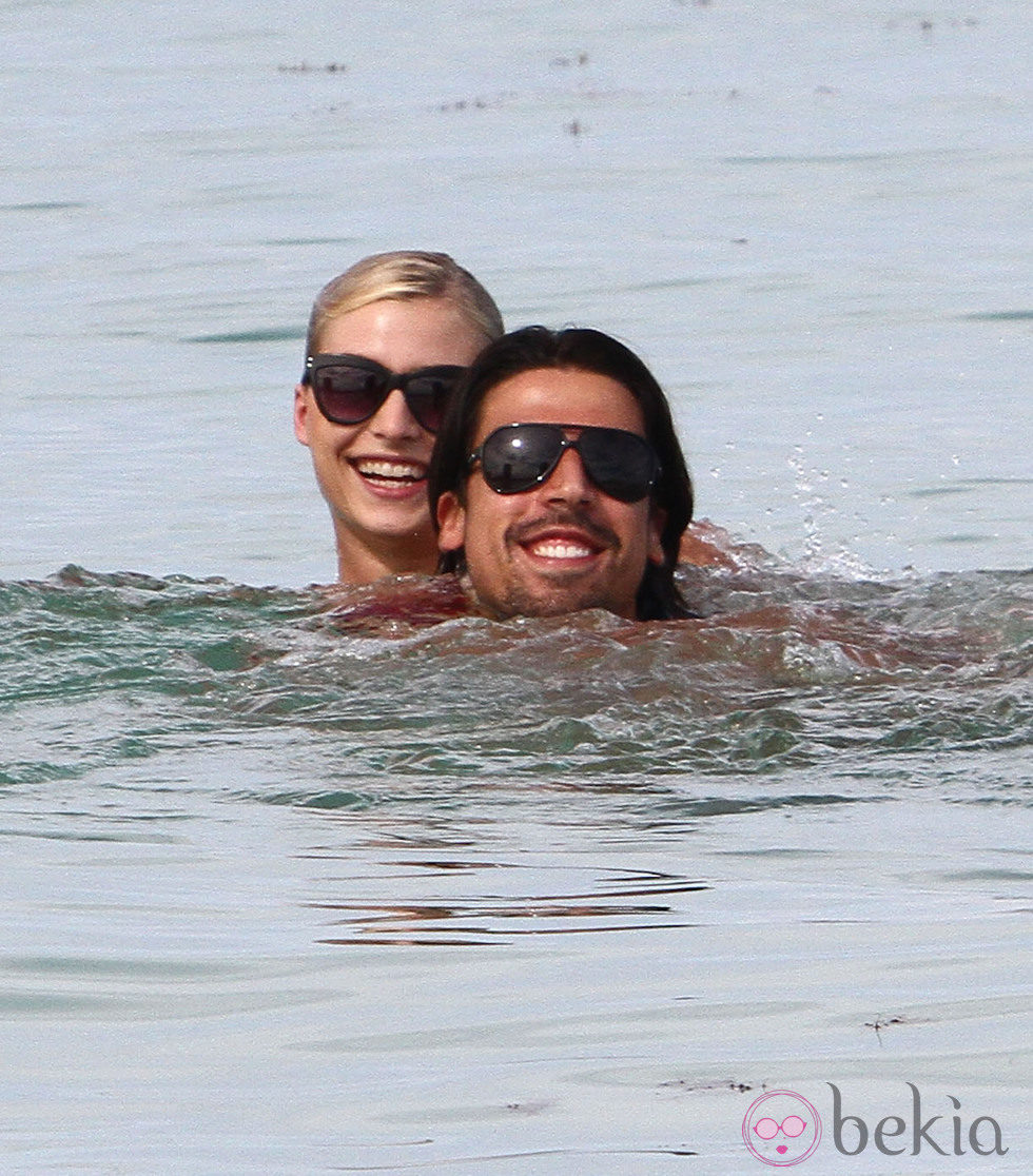 Sami Khedira y Lena Gercke, de vacaciones en Miami