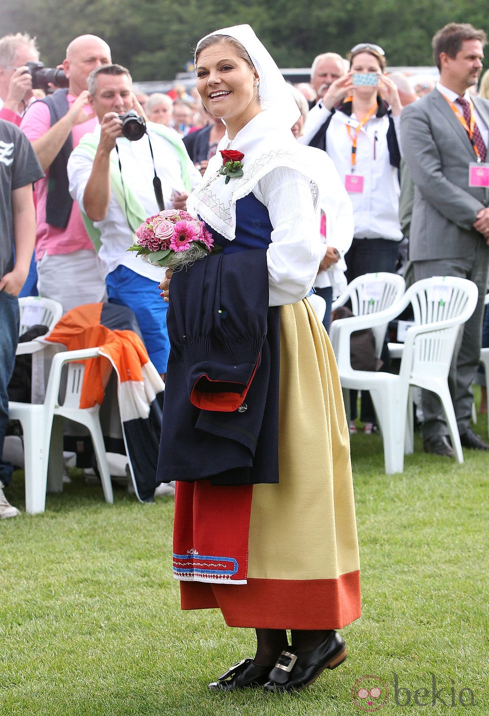 Victoria de Suecia en la celebración de su 35 cumpleaños