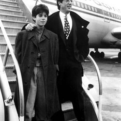 Sylvester Stallone y su hijo Sage en Rocky V