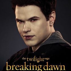 Kellan Lutz en un poster promocional de 'Amanecer.Parte 2'