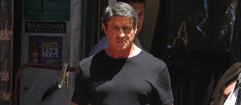 Sylvester Stallone paseando por Nueva Orléans