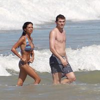 Iker Casillas y Sara Carbonero en las playas de Brasil en verano de 2011