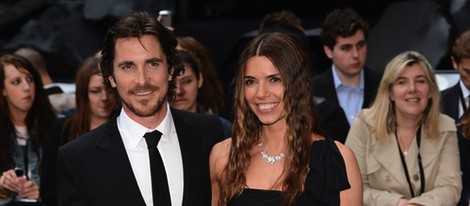 Christian Bale y su mujer Sandra Bale en el estreno de 'El caballero oscuro: la leyenda renace' en Londres