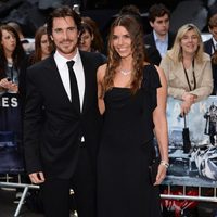 Christian Bale y su mujer Sandra Bale en el estreno de 'El caballero oscuro: la leyenda renace' en Londres