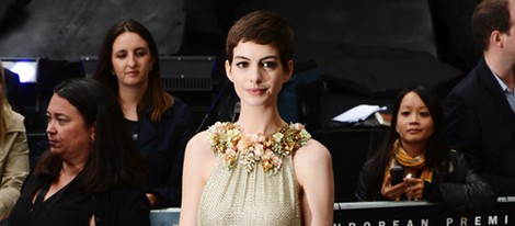 Anne Hathaway en el estreno de 'El caballero oscuro: la leyenda renace' en Londres