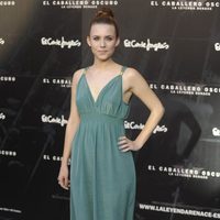 Aura Garrido en el estreno de 'El caballero oscuro: la leyenda renace' en Madrid