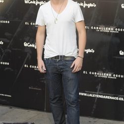 Gonzalo Ramos en el estreno de 'El caballero oscuro: la leyenda renace' en Madrid