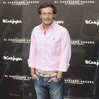 Juan Peña en el estreno de 'El caballero oscuro: la leyenda renace' en Madrid