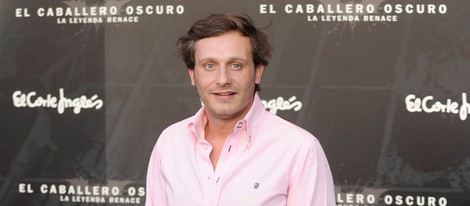 Juan Peña en el estreno de 'El caballero oscuro: la leyenda renace' en Madrid