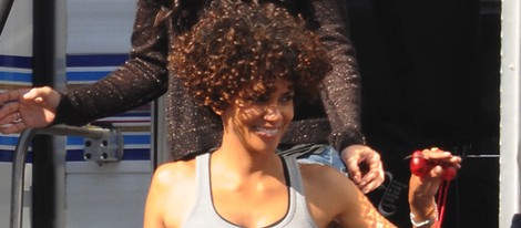 Halle Berry en el rodaje de 'The Hive'