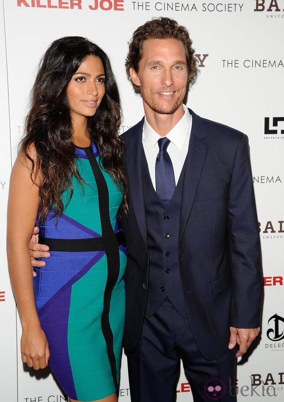 Matthew Mcconaughey y Camila Alves en la proyección de 'Killer Joe'