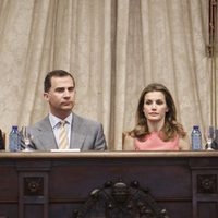 Los Príncipes de Asturias en la reunión anual de directores del Instituto Cervantes