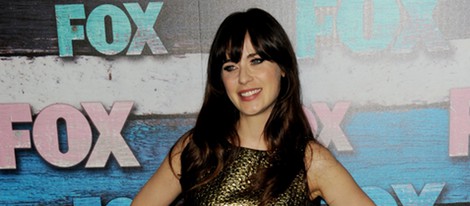 Zoe Deschanel en la fiesta de la nueva programación de la cadena FOX