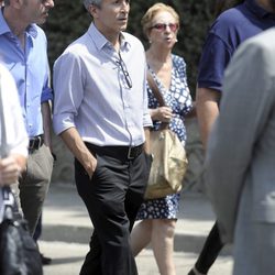 Fernando Grande-Marlaska en el funeral de Gregorio Peces-Barba