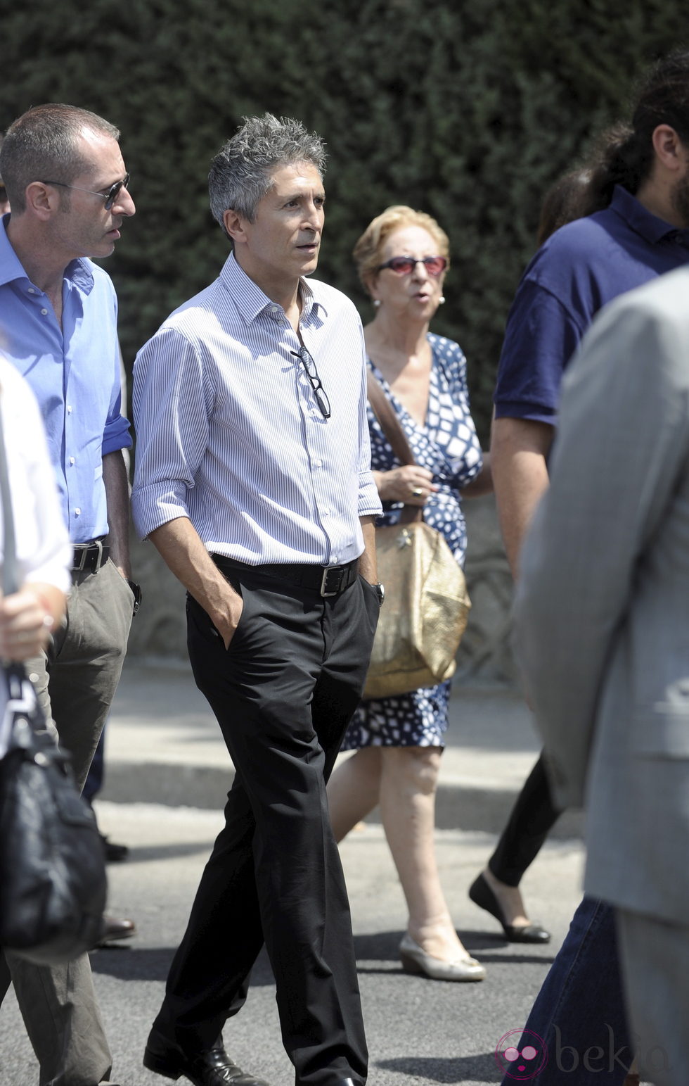 Fernando Grande-Marlaska en el funeral de Gregorio Peces-Barba