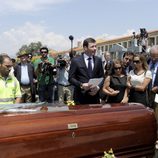 Tomás Gómez en el funeral de Gregorio Peces-Barba