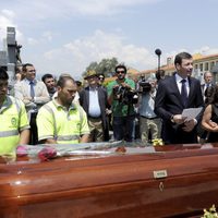 Tomás Gómez en el funeral de Gregorio Peces-Barba