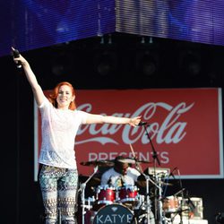 Katy B en el concierto celebrado en Hyde Park con motivo de los JJ.OO de Londres 2012