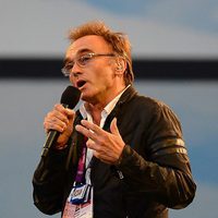 Danny Boyle durante la ceremonia de inauguración de los Juegos Olímpicos