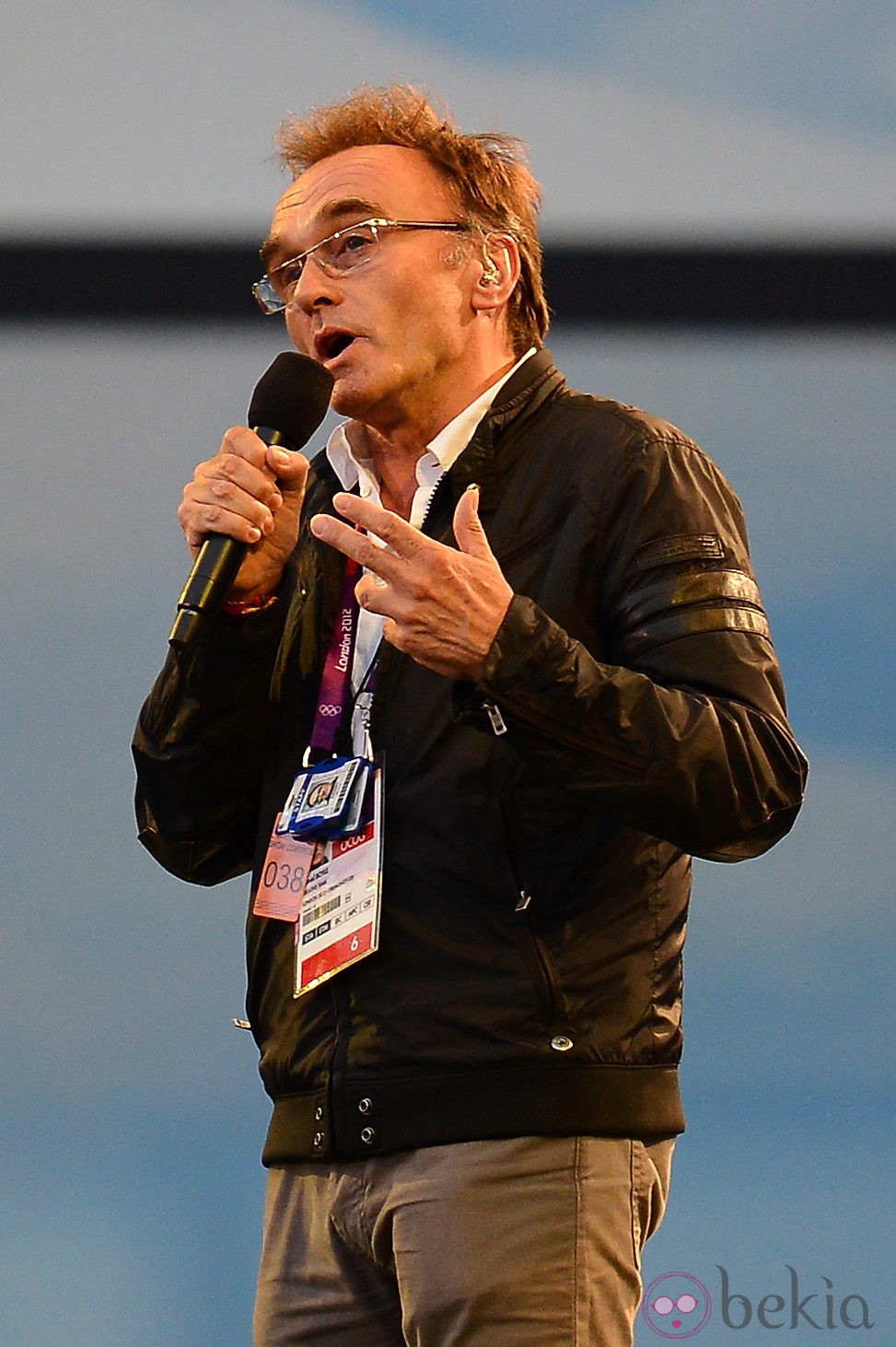 Danny Boyle durante la ceremonia de inauguración de los Juegos Olímpicos