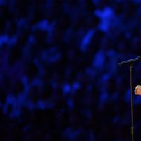 Emeli Sandé durante la ceremonia de inauguración de Londres 2012