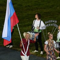 Maria Sharapova en la ceremonia de inauguración de los Juegos Olímpicos