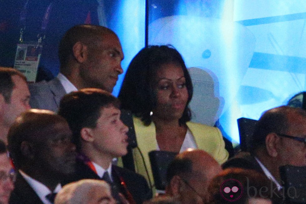 Michelle Obama durante la inauguración de los Juegos Olímpicos