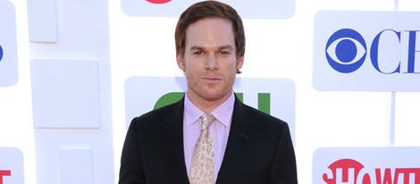 Michael C. Hall en la fiesta organizada por la cadena de televisión CBS