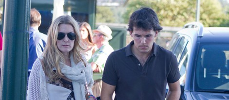 Marta Ortega y su marido Sergio Álvarez en el Torneo de Casas Novas 2012