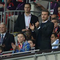 El Príncipe Guillermo y David Beckham en Londres 2012