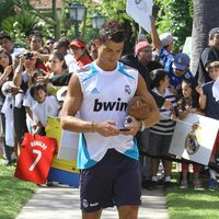 Cristiano Ronaldo durante la pretemporada del Real Madrid en Los Ángeles