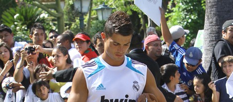 Cristiano Ronaldo durante la pretemporada del Real Madrid en Los Ángeles