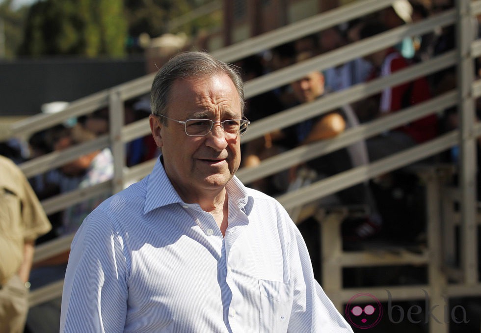 Florentino Pérez en la pretemporada del Real Madrid en Los Ángeles