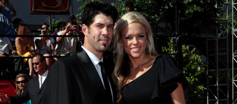 Jennie Finch y su marido Casey Daigle